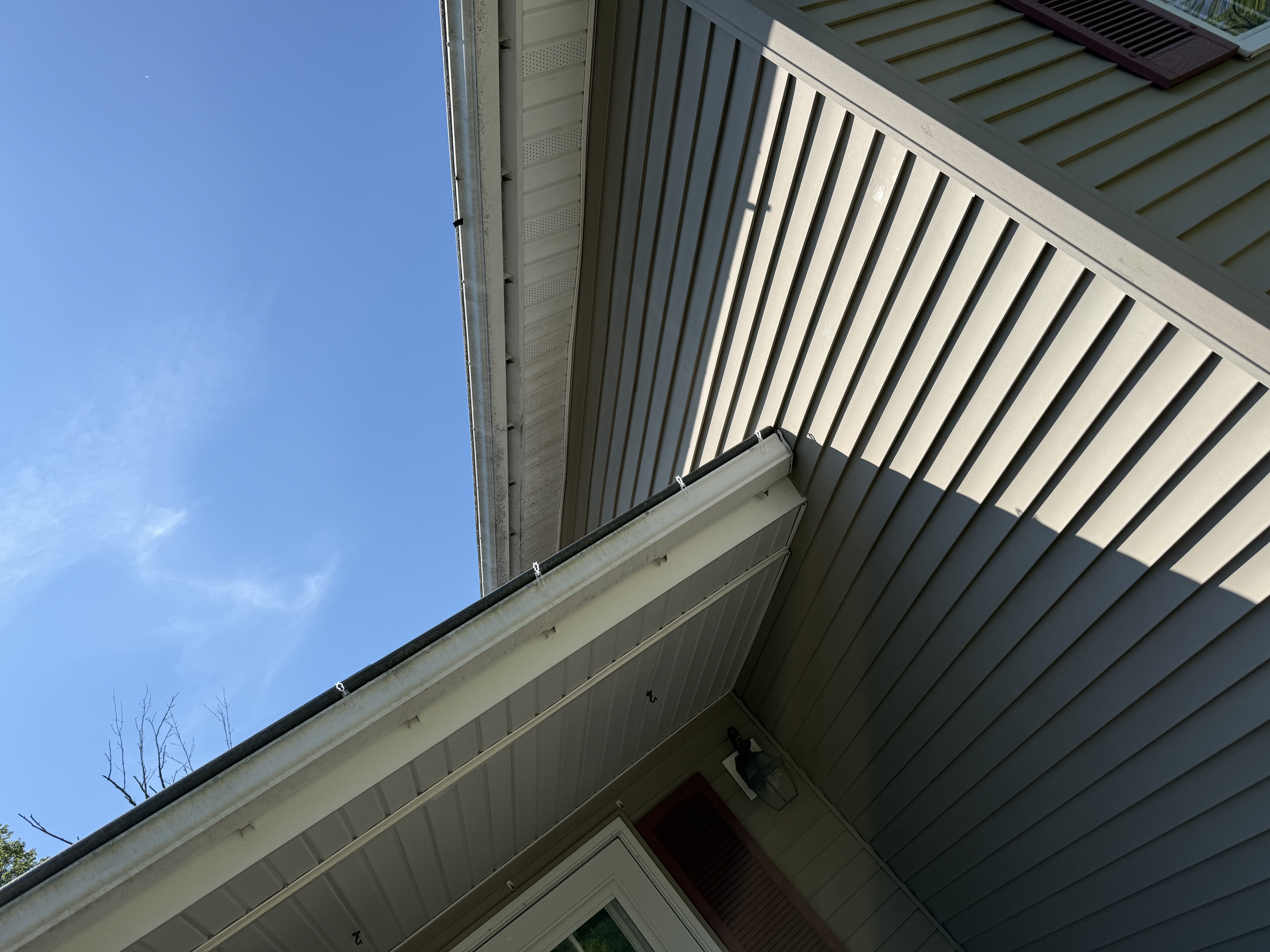 Before house washing Capital Region NY